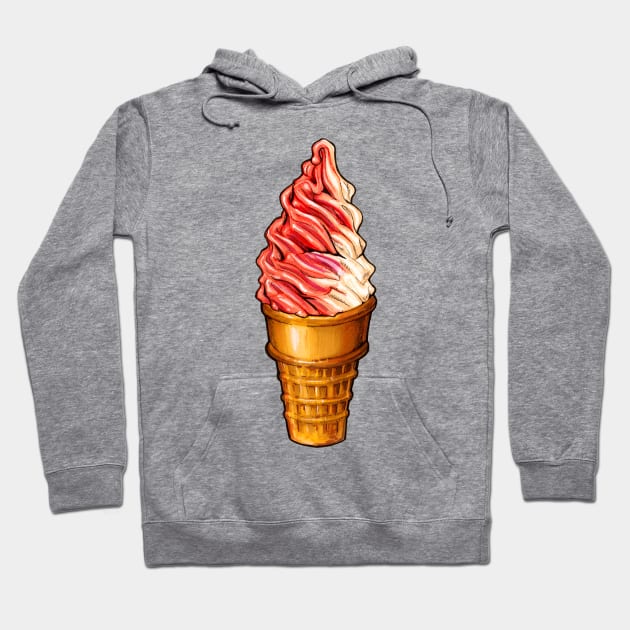 Strawberry Twist Hoodie by KellyGilleran